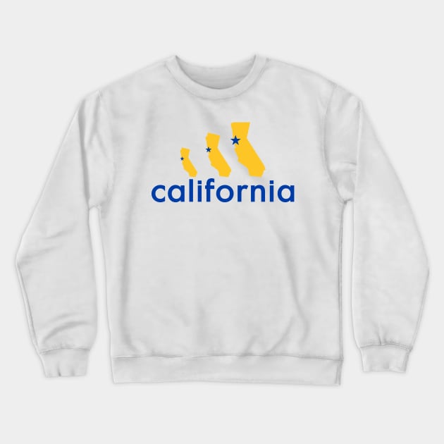 California Star 🌟 Crewneck Sweatshirt by mikelcal